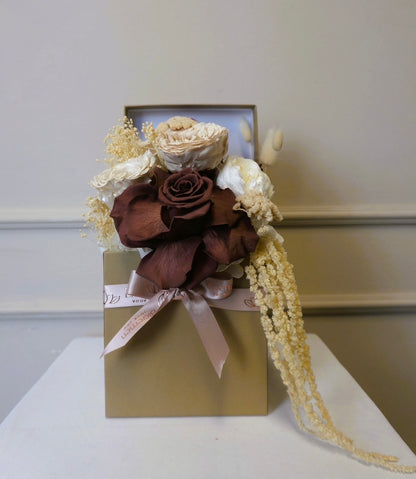 Forever flowerbox “Chocolate Medium”